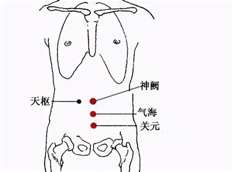 氣海關元位置|關元穴位置 